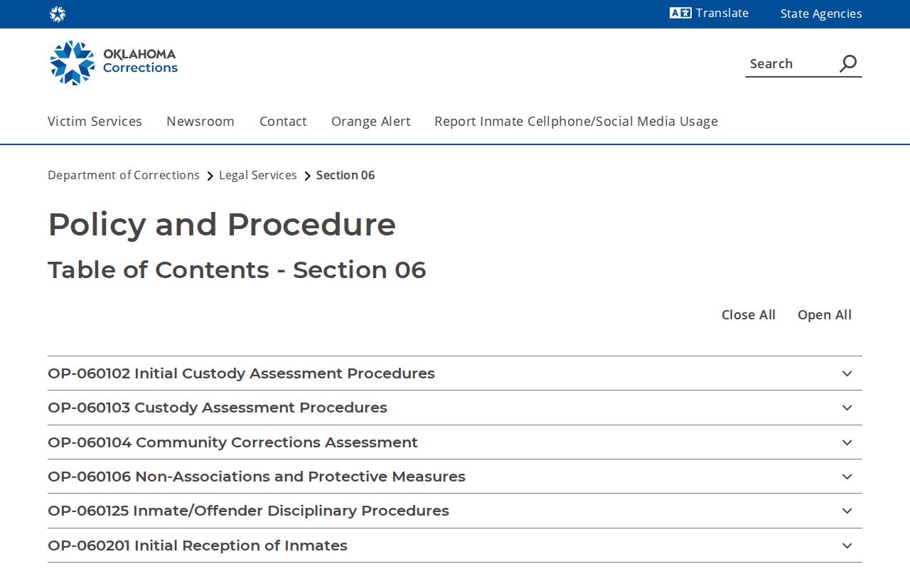 Garvin County release date confirmation through ODOC Certificate of Release forms
